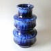 West german Scheurich 267-25 modernist blue vase