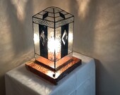 Michelle stained glass lamp.