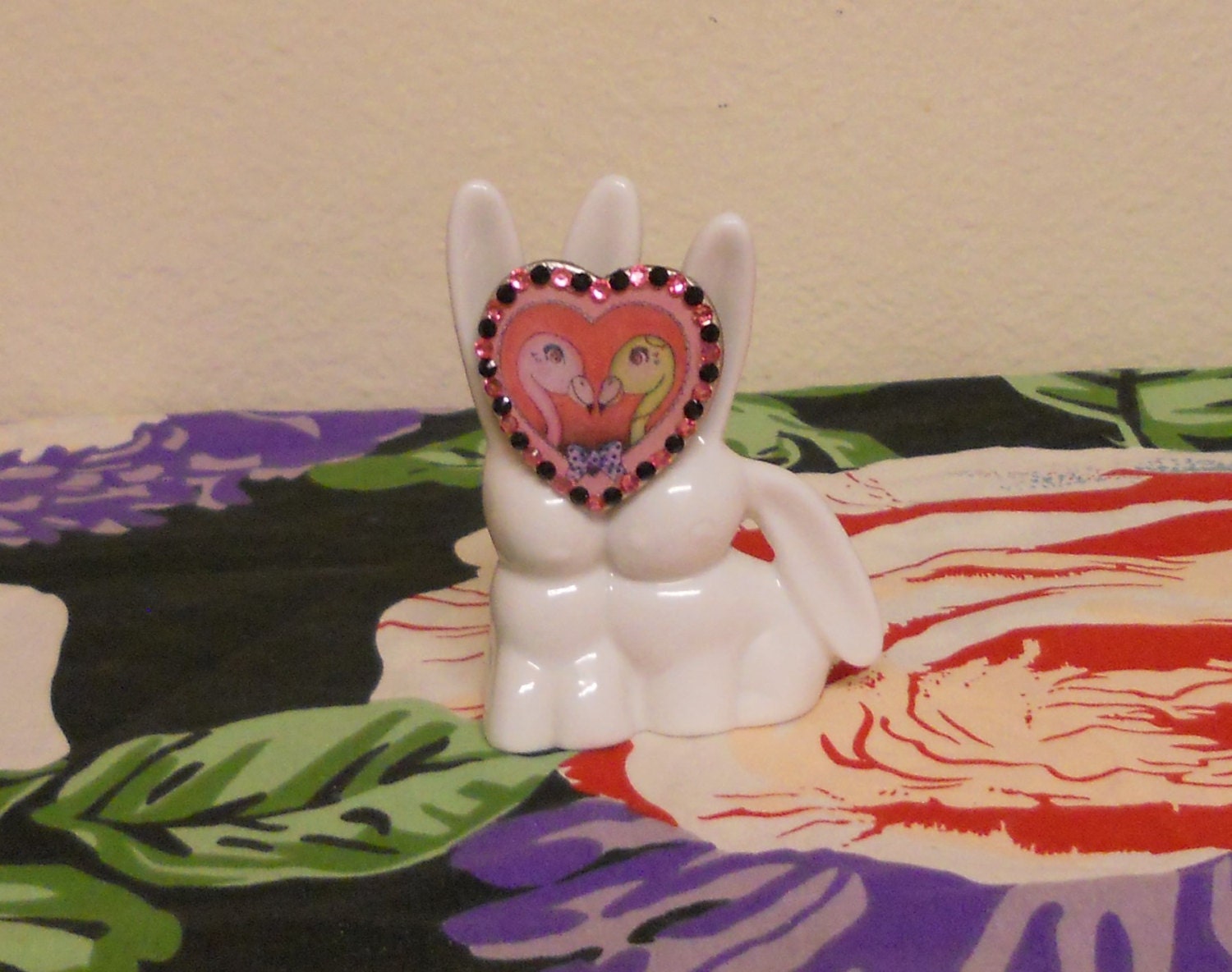 Sparkly Heart Zomingo Ring