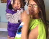 INFANT TODDLER CHILD Custom Made Monsters Inc Inspired Baby Boo Monster Halloween Costume