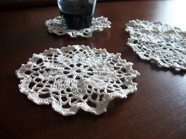 Crochet doilies