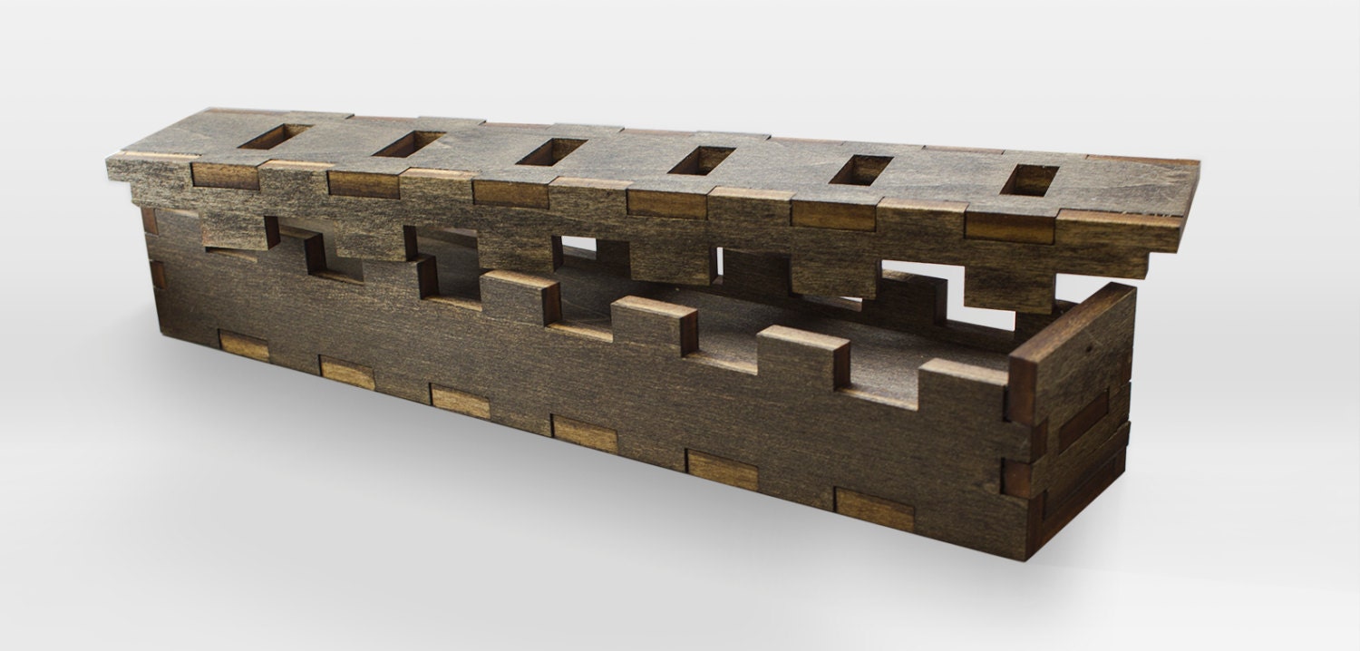 Wood Incense Holder Rustic Home Decor American Basswood Woodworking