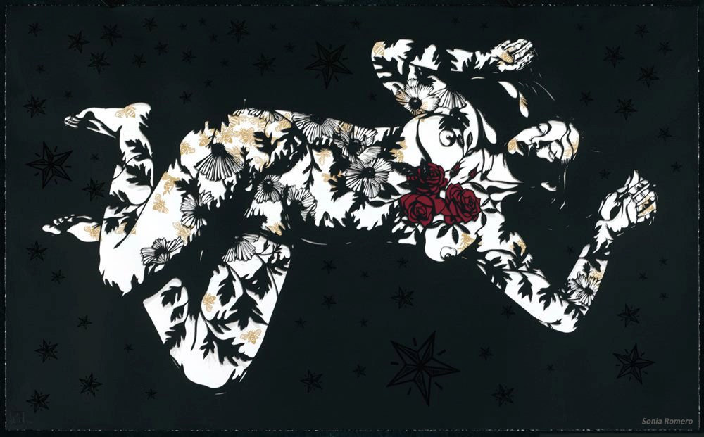 Inner Landscape Serigraph Silkscreen Print