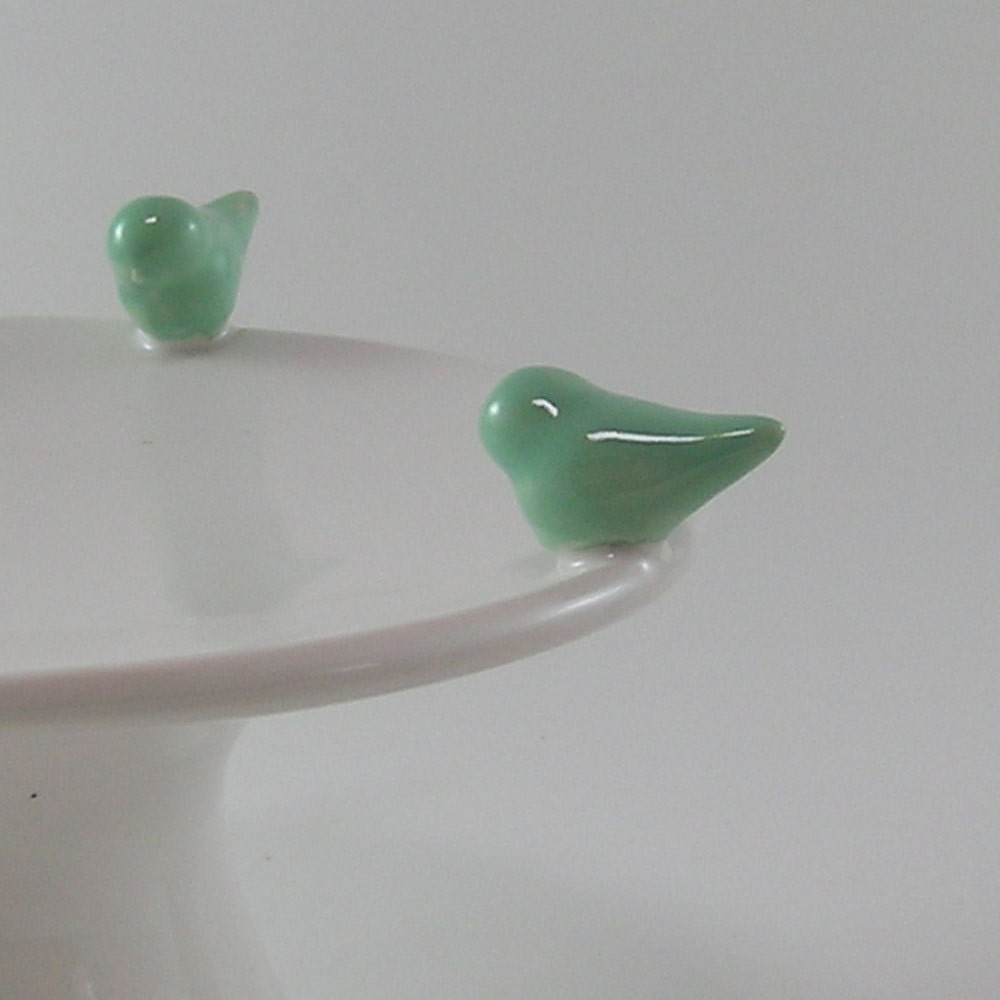 Medium Bird Cupcake Ceramic Stand