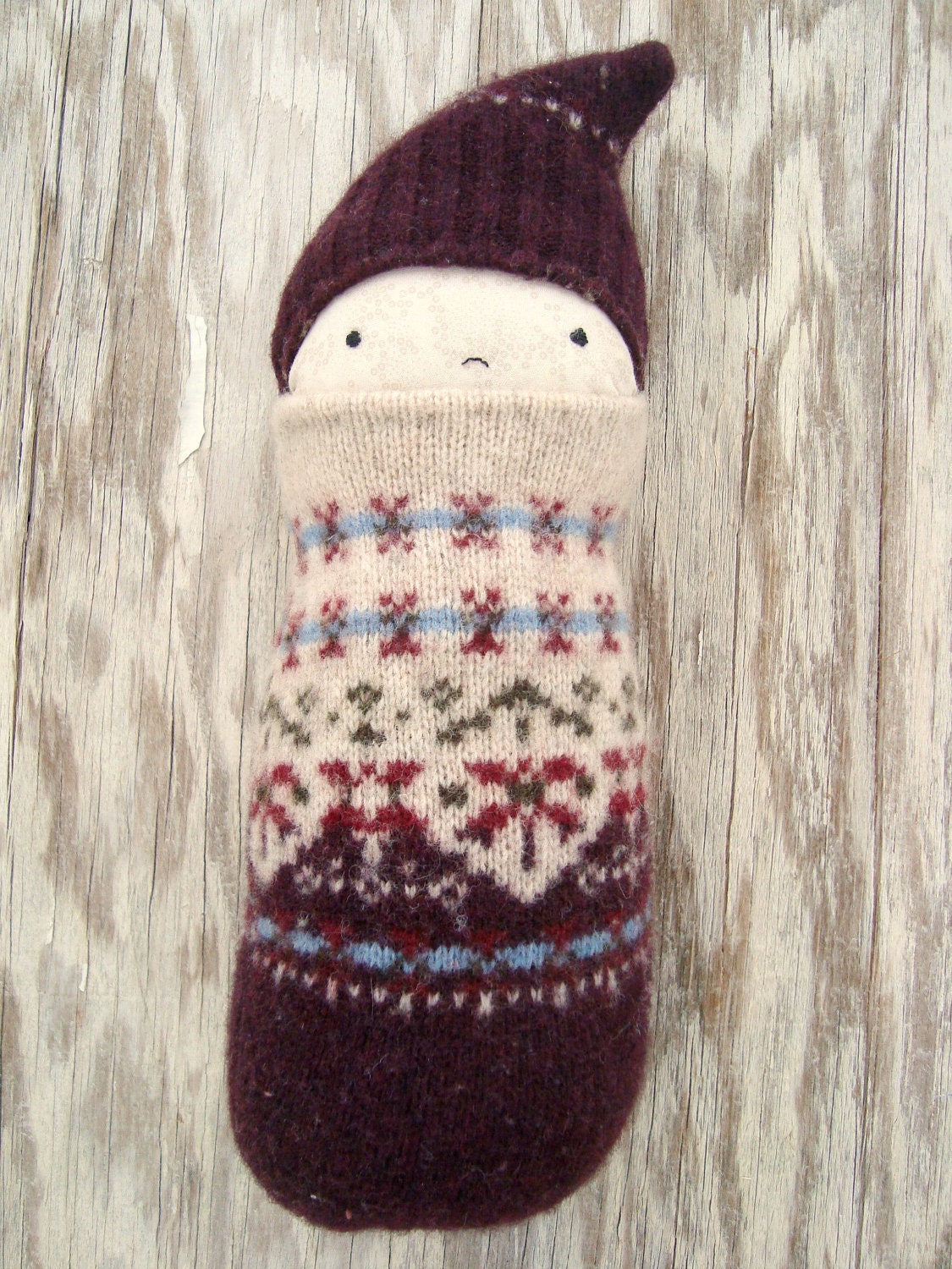 Felted Sweater Doll Pattern Wool Felt Doll pdf