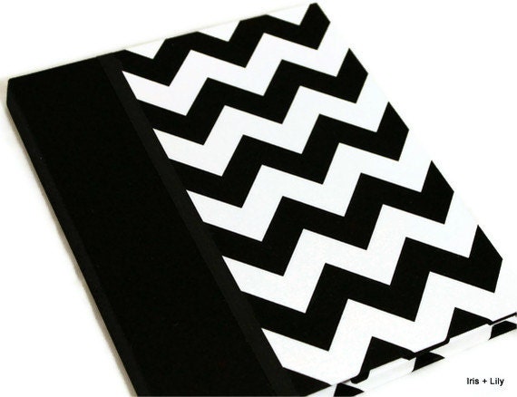 iPad Cover, iPad Case, Hardcover iPad 2 Case, iPad 3 cover, Stand - UnderCover for iPad, Personalized, Riley Blake Chevron