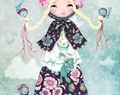 Baboushka du froid  digital art Print