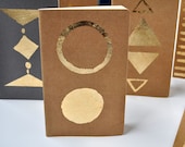 gold circles notebook