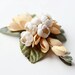 yellow flower bridal hair clip - BUTTERCREAM