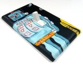 Retro Robot Light Switch Cover Geek Nursery Decor Home Office Geekery Switchplate Switch Plate