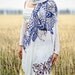 Women scarf, Hand painted Butterflies in Indigo, stunning unique and useful