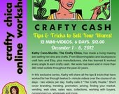 eCOURSE: Crafty Cash - Tips and Tricks to Sell Your Wares