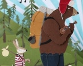 Hobo Bear - 5x7 print