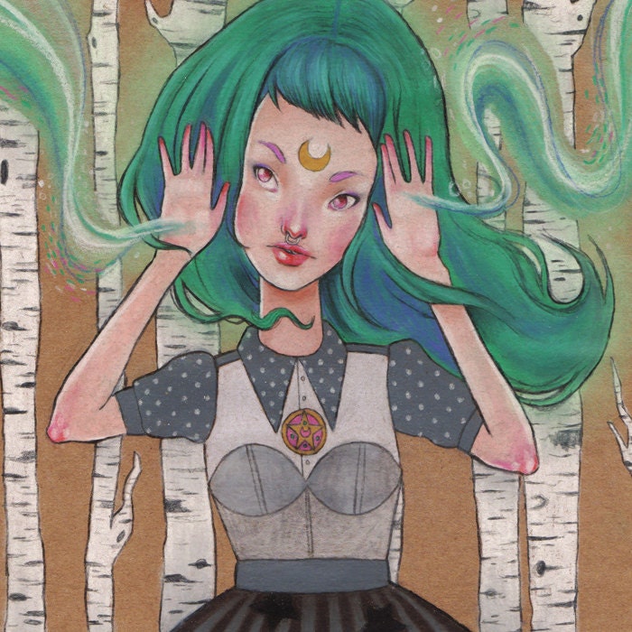 Teen Witch / 8 x 10 Illustration Print