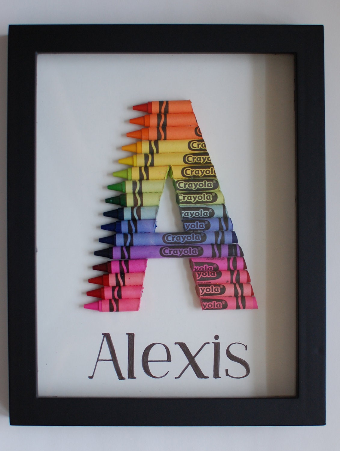 Custom Crayon Monogram (Small)