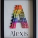 Custom Crayon Monogram (Small)