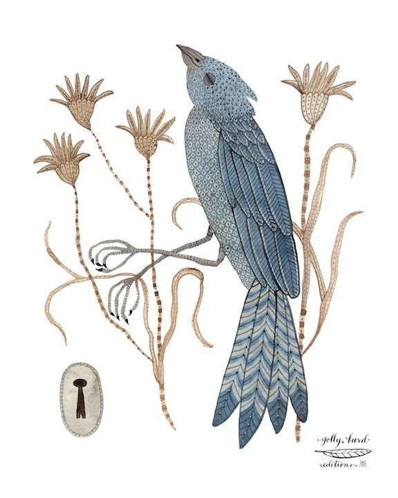 bluebird bird art giclee print reproduction watercolor