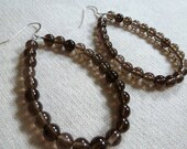 dreary   -  smoky quartz earrings