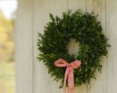 Two 14-16 Inch Boxwood Wreaths SAVE
