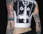 Dissection Girls 666 White Denim Vest