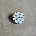 Geometric Brooch // Modern Light Blue - Brown Brooch // Wooden Brooch