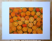Orange & Persimmon Art Print