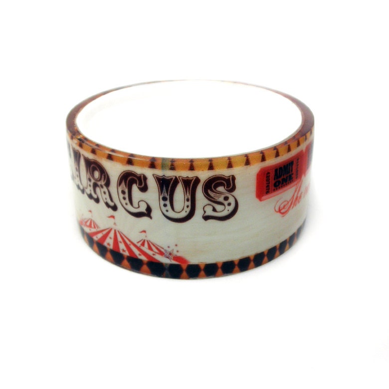 Chunky Resin Bangle Bracelet, She Ran Away and Joined the Circus II. Opaque Bangle, vintage style.