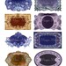 Halloween Digital Labels Collage Sheet - Spooky Colors - Approximately 2 x 3.5 Inches Each - Printable