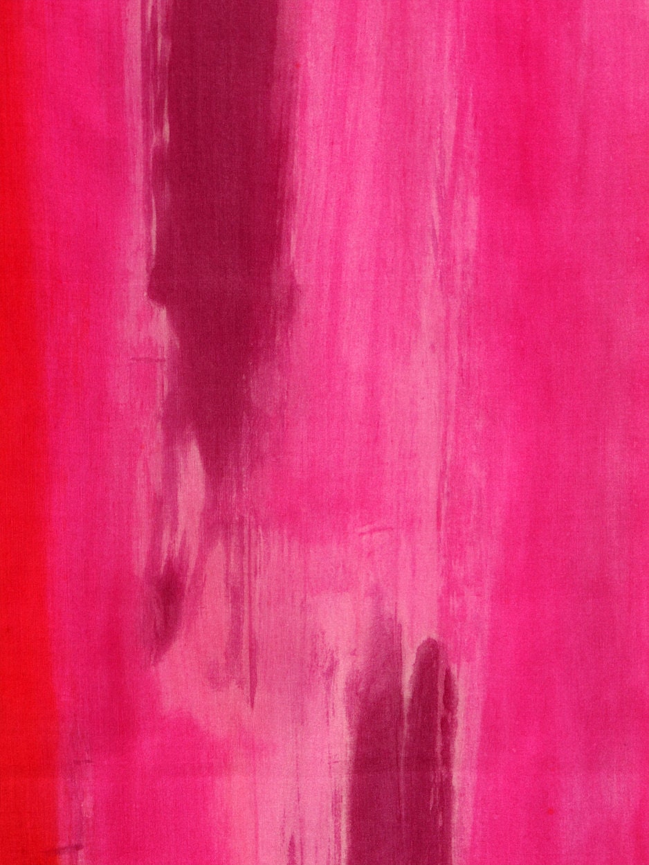 Pink silk scarf in abstract mood-Hand painted scarf-Stripes in bright pink and red-Painting on silk by Dimo-Woman silk scarf painted by hand