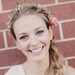 bridal headpiece, teal aqua Wedding hair accessories silk Flower Crown AmoreBride original headwreath flower girl halo natural style circlet