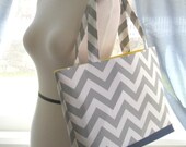 Diaper Bag Large, 8 Interior Pockets, Custom Fabric Selection