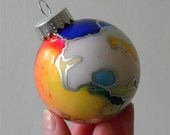 Hand Painted Glass Ornament