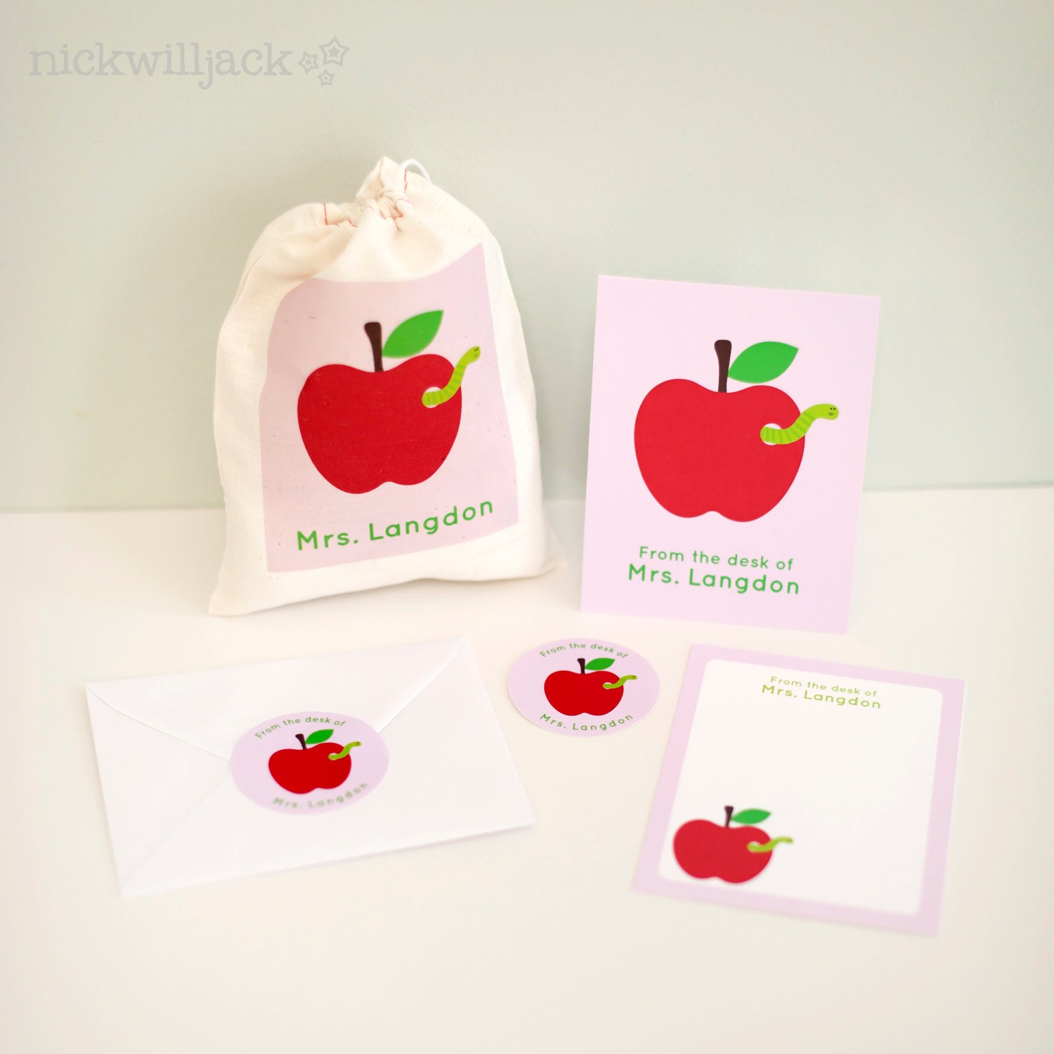 Personalized Teacher's Stationery Gift Set Il_570xn