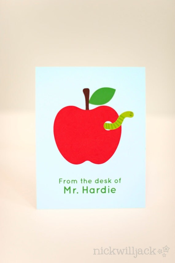 Printable Teacher's Personalized Stationery Gift Set - PDF Il_570xn
