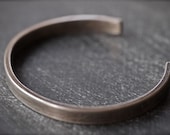 Sterling silver cuff bracelet - simple, modern and chic sterling silver cuff bracelet