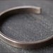 Sterling silver cuff bracelet - simple, modern and chic sterling silver cuff bracelet