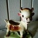 Vintage Cow Planter Vase, Trinket or Sugar Packet Holder, Kitsch, Bovine, How Now Brown Cow, Got Calcium