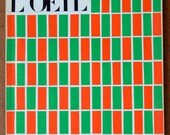 Vintage L'OEIL Revue d'Art Mensuelle Numero 73, 1961. French - Swiss Art Magazine