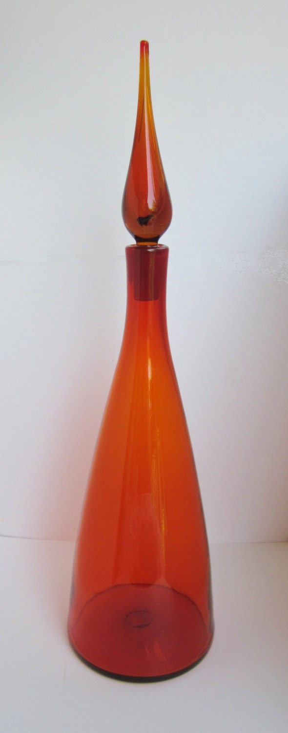 Vintage BLENKO GLASS 920L in Tangerine