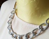 Chunky Silver Chain Necklace