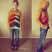 William Colorblock Hoodie in brown organic cotton with thumbholes