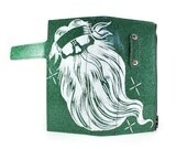 Beardo Biker Wallet - Green Metal Flake - Plenty of room for the long road ahead
