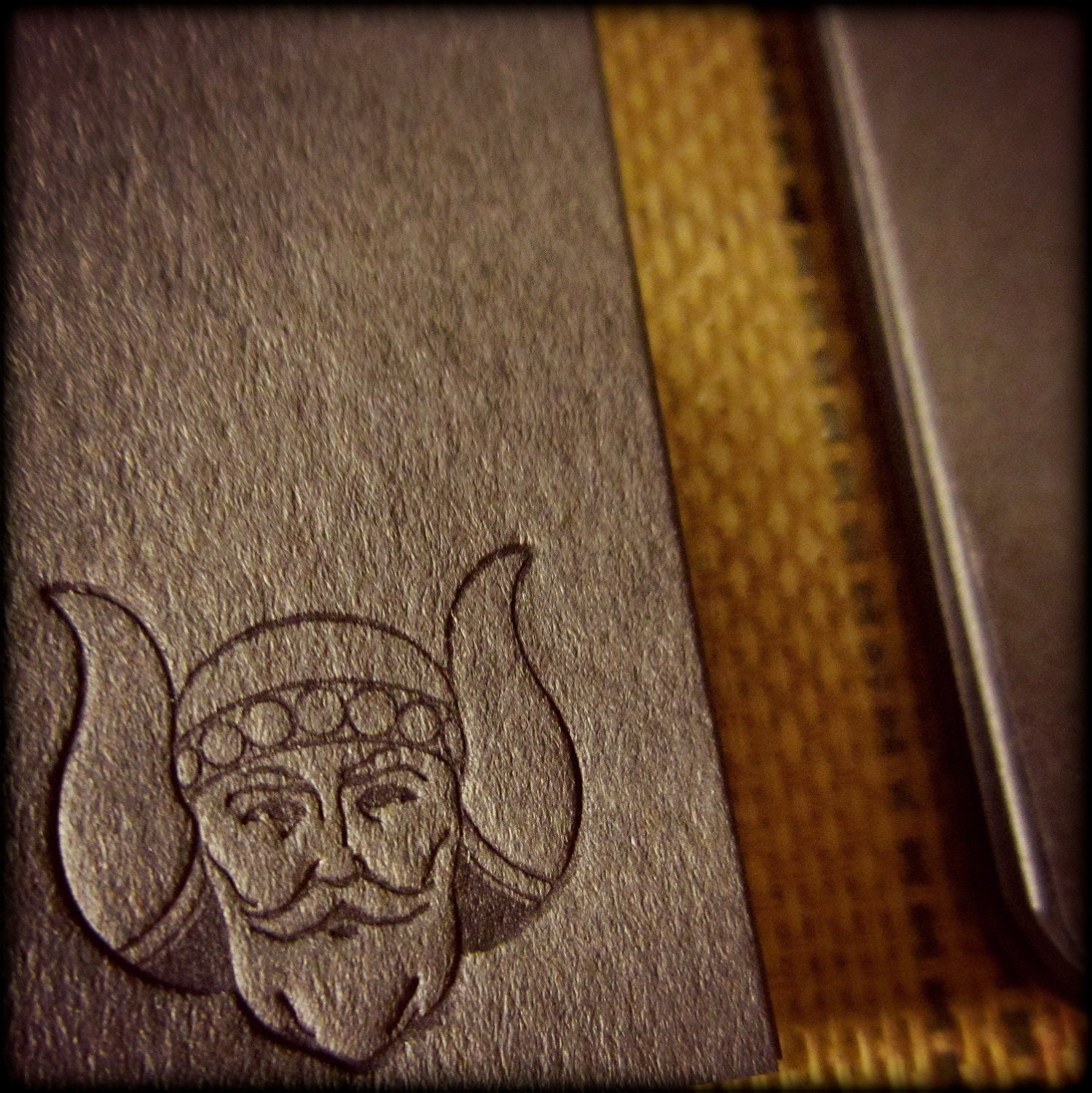 20 Viking Letterpress Gift Tags (3.5" x 1")