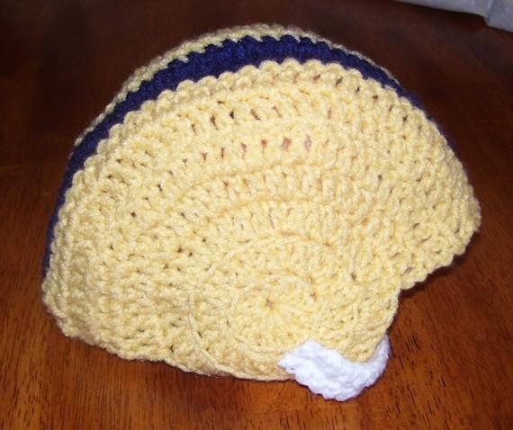 Custom  Crocheted  Football Helmet Super Bowl Available In 3 Sizes
