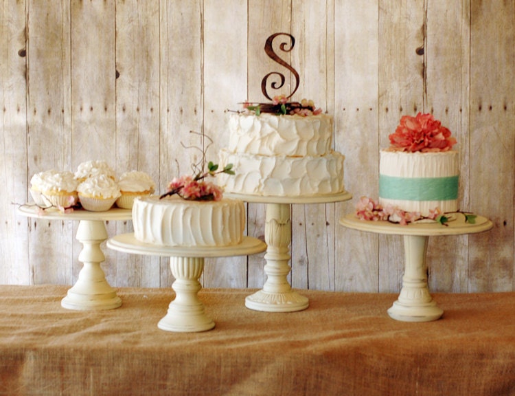 One Rustic Pedestal Cake Stand