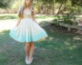 Ready To Ship-Dipped in the Sea- 24" Ivory Ruffle with Aqua Ombre-Octopus Convertible Wrap Dress