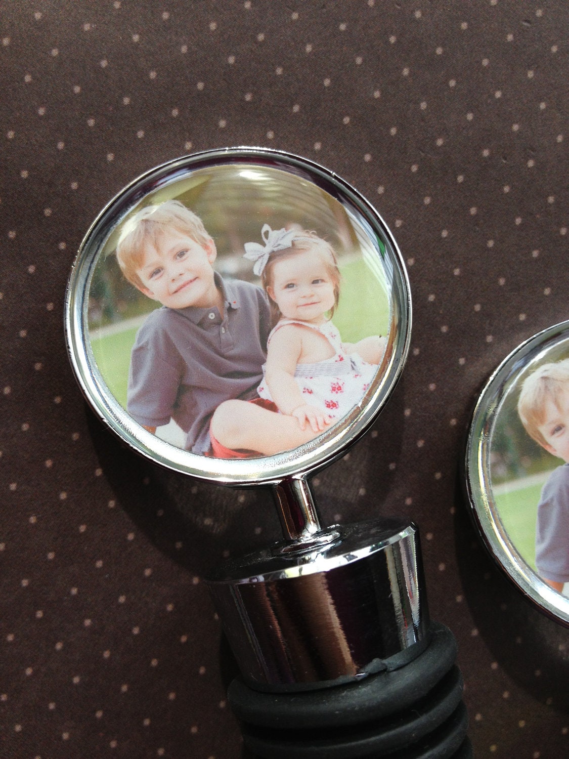 Wine Bottle Topper - Personalized Photo Gift