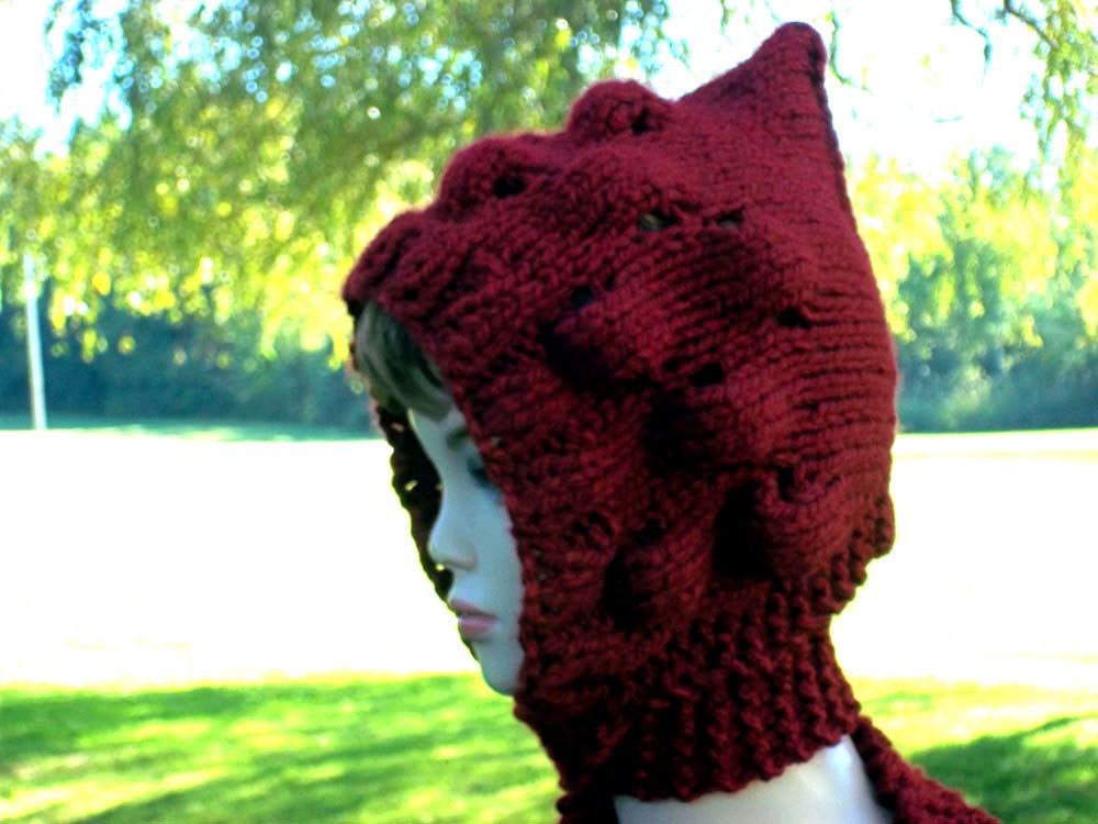 Pattern Pixie Hat Bonnet Elf Hat Enchanted Pixie Bonnet for Women Elf Hat