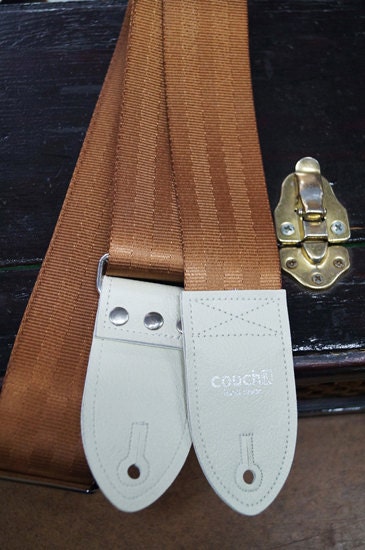 Cognac Soul Seat Belt Guitar Strap - Limited Edition
