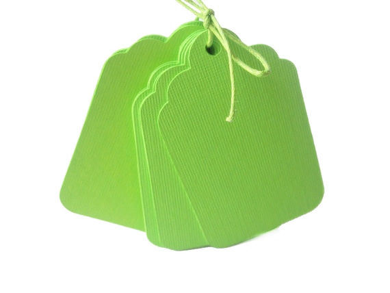 48 Price Tags Textured Cardstock Die Cut, Choose the color A232 Il_570xn